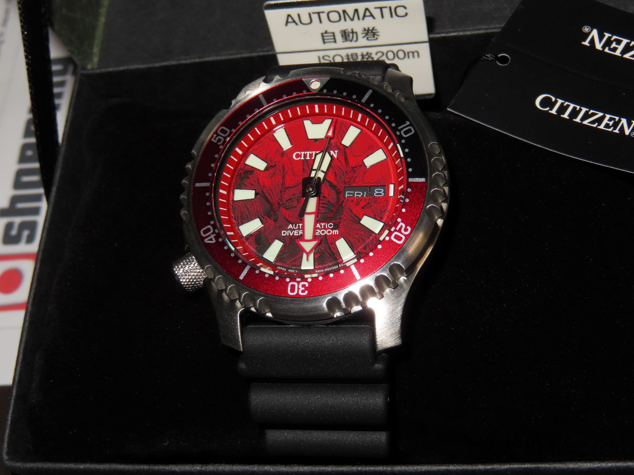 Citizen Promaster x Godzilla Red Diver NY0080-21Z