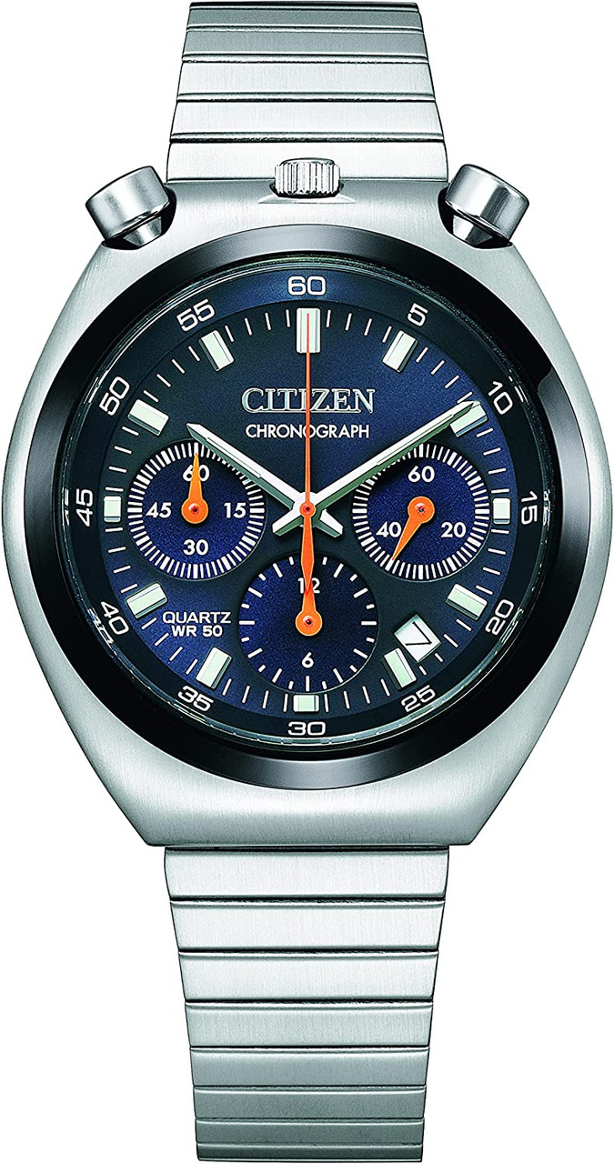 Citizen Bullhead Tsuno Chrono Black Panda AN3660-81L