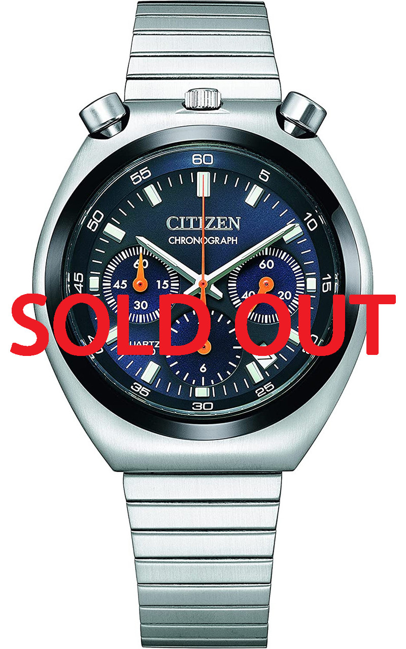 Citizen Bullhead Tsuno Chrono Black Panda AN3660-81L - Shopping In