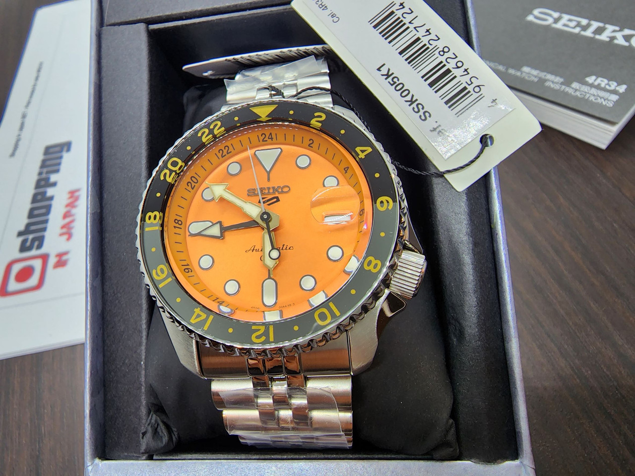 Seiko SKX 5 Sports GMT Orange SSK005 / SSK005K1