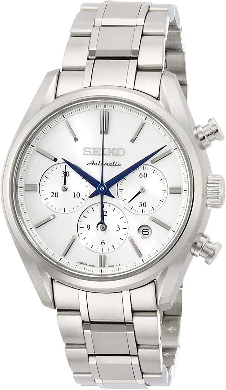 Seiko Presage Automatic Chronograph White SARK005 - Shopping In 