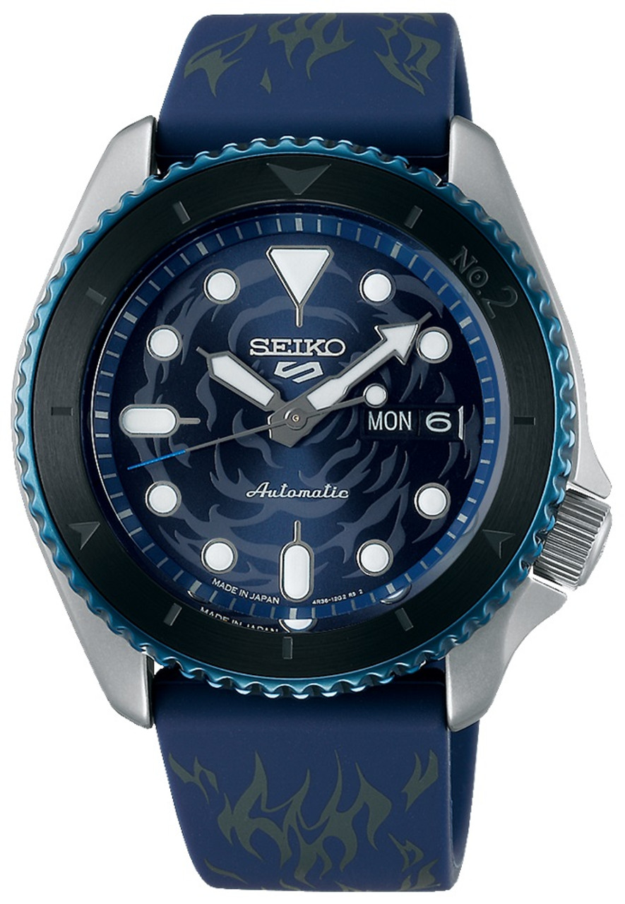 Seiko 5 One Piece Sabo Japan version with Kanji SBSA157