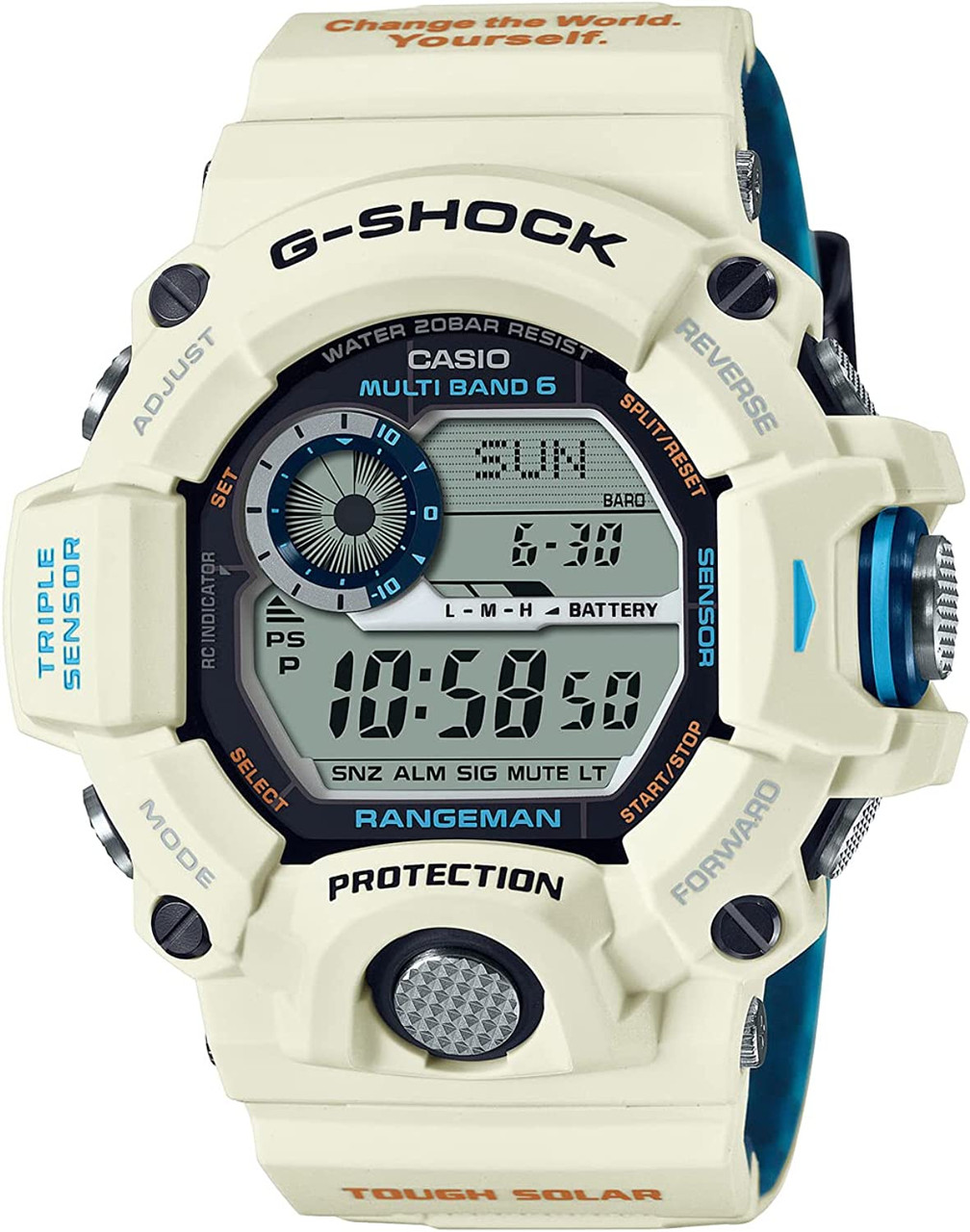 正規品 G-SHOCK GW-9408KJ-7JR 限定 レンジマン ホッキョクグマ 腕時計 ...