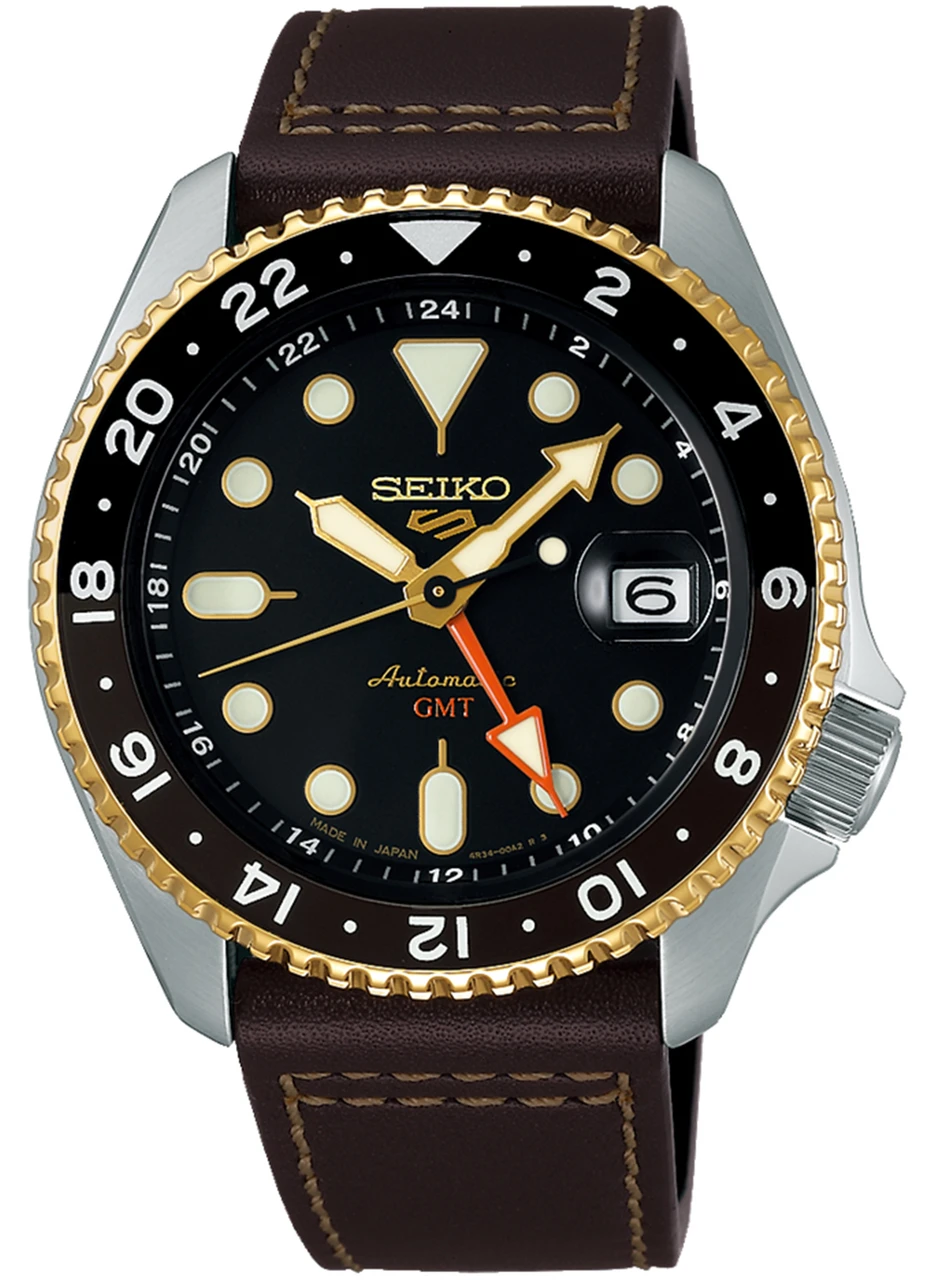 Seiko 5 Sports GMT Mocha SSK036 | SBSC020 (Made In Japan)