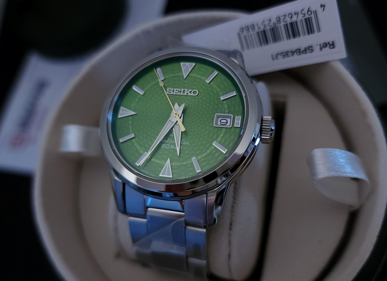 Seiko Alpinist Bamboo Grove Thailand Forest SPB435J