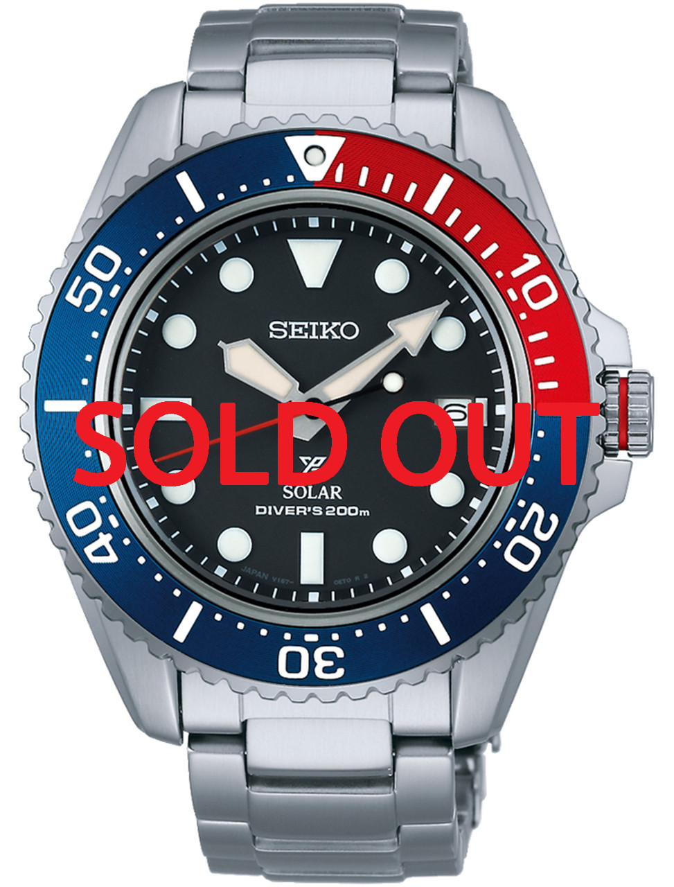 Seiko Prospex Solar Diver Pepsi SNE591 | SBDJ053 (JDM)