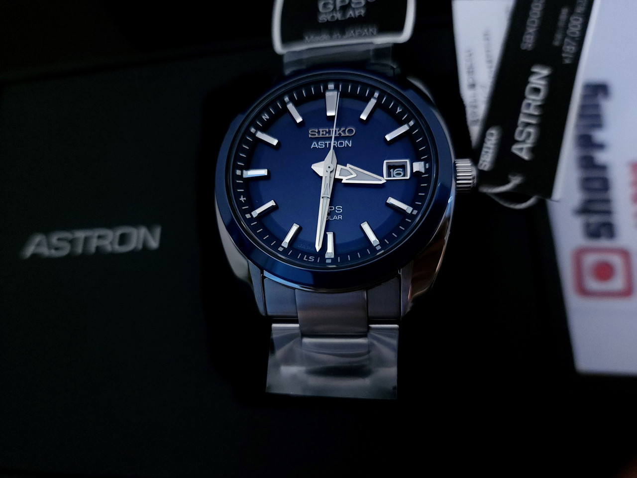 SEIKO ASTRON ネイビー ステンレス Amazon.co.jp: Seiko Watch Astron NEXTER 8B63 Solar Radio Watch