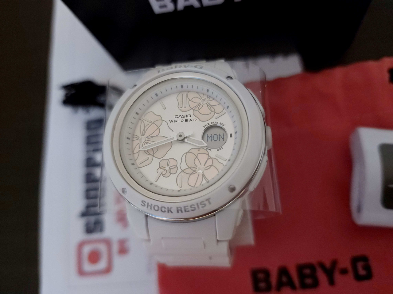 CASIO Baby-G ホワイト 花柄 （BGA-150FL-7AJF） BA-110 Series ベビーG BABY-G CASIO カシオ レディースBGA