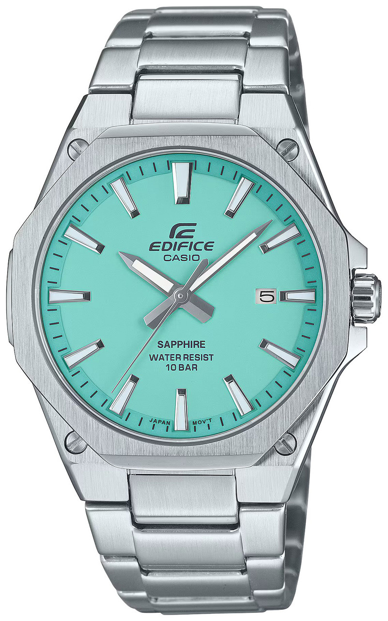 カシオ エディフィス ターコイズ　ティファニー EFRS108D-2BV | EFR-S108D-2BV | Casio Edifice Slim Series
