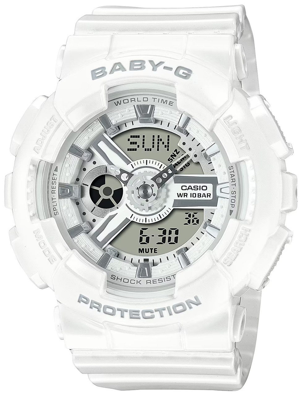 Baby-G All White Digital Analog BA-110X-7A3 | BA-110X-7A3JF