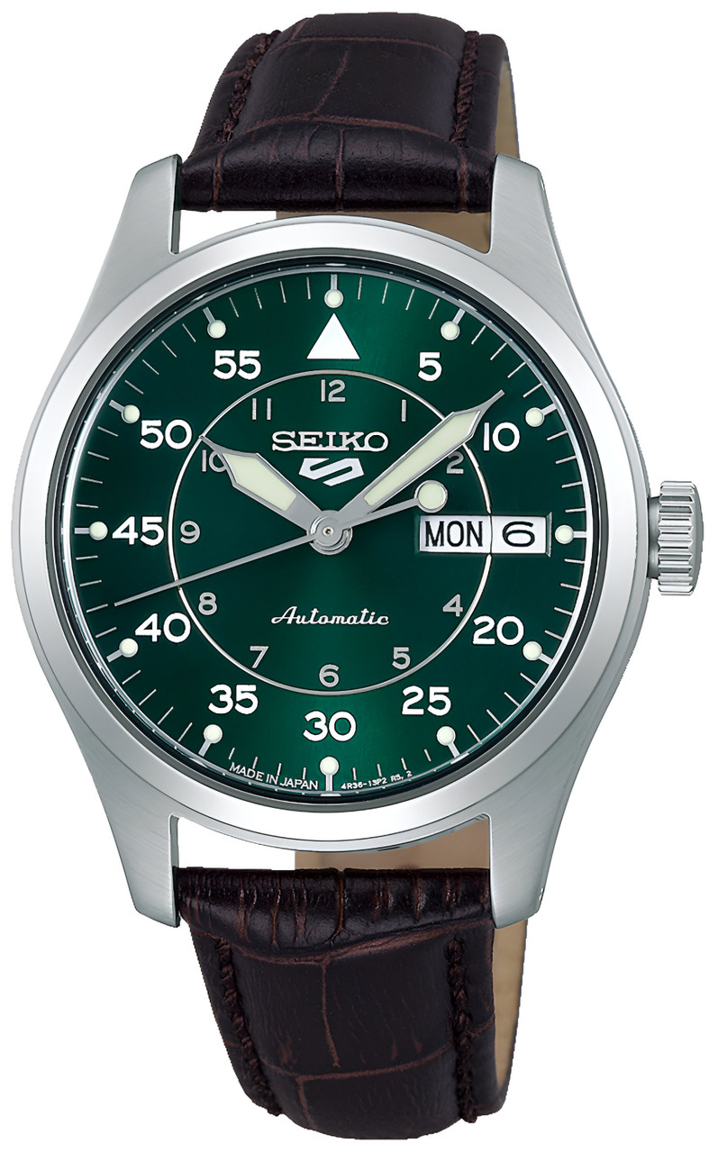 Seiko 5 Field Flieger Kelly Green SRPJ89 | SBSA203 (JDM Edition Kanji)