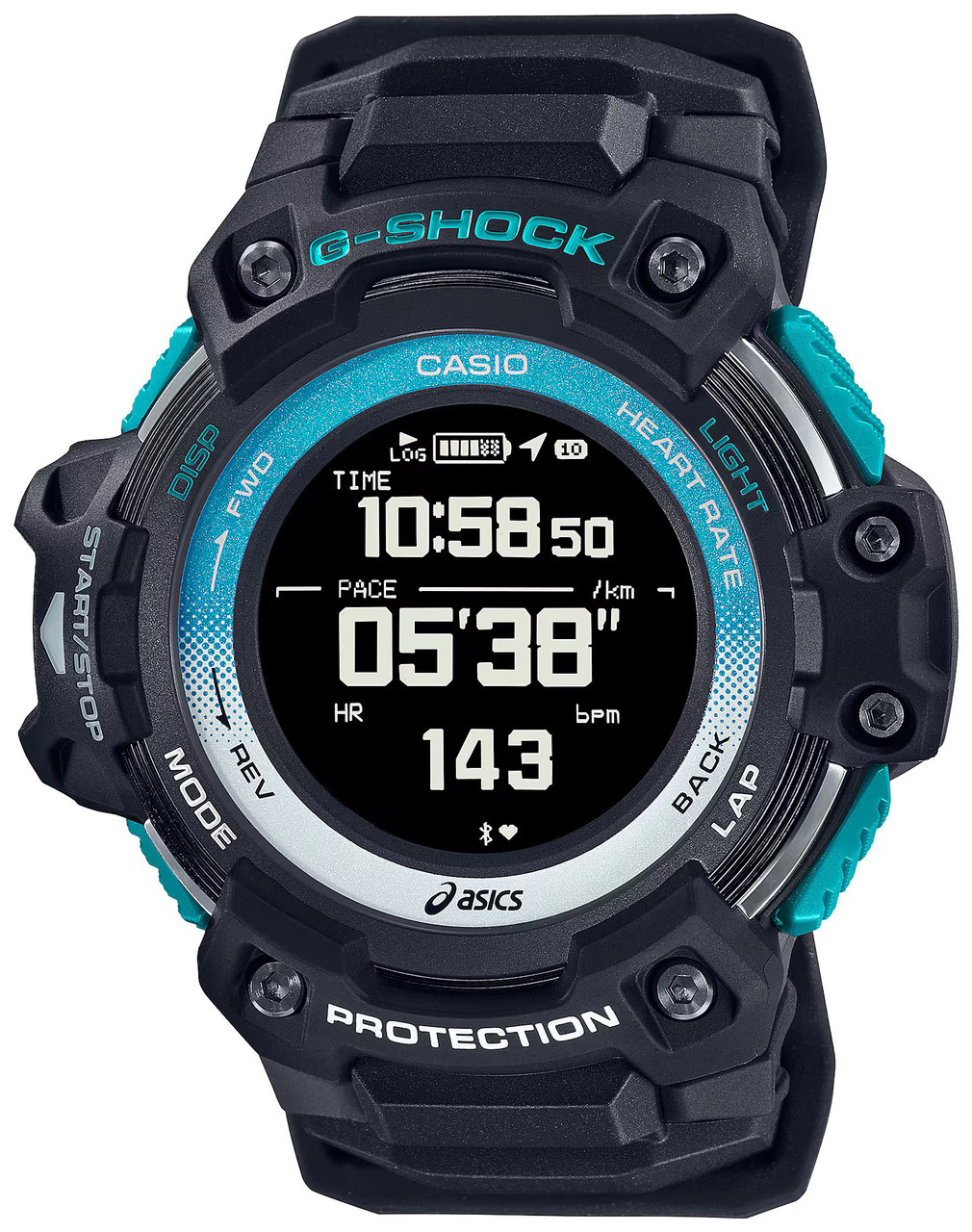 G-SHOCK x ASICS デジタル腕時計 G-Shock x Asics GPS Heart Rate Monitor GSR-H1000AST-1JR (JDM