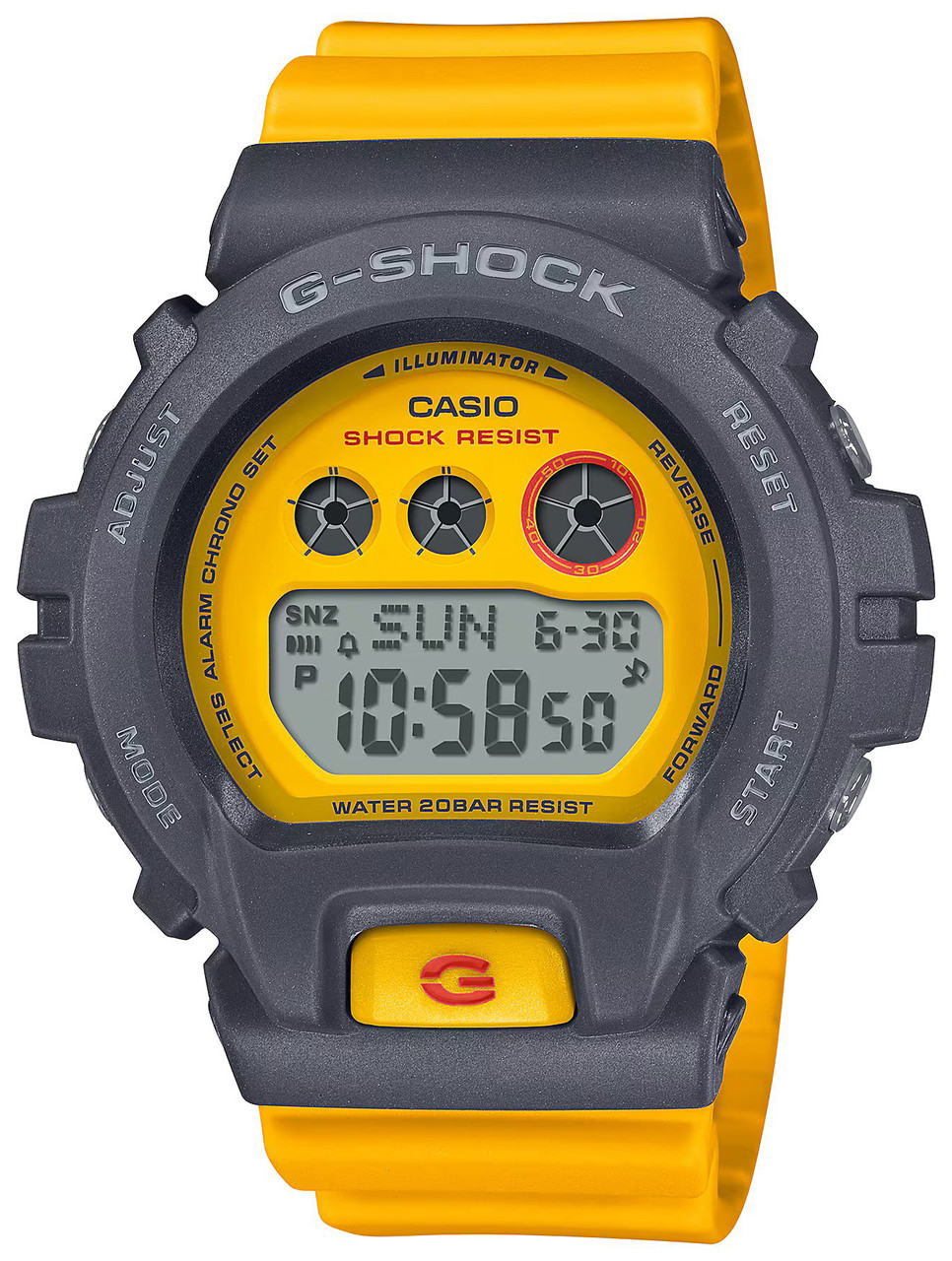 G-Shock Retro Yellow 90s Inspired GMDS6900Y | GMD-S6900Y-9JF