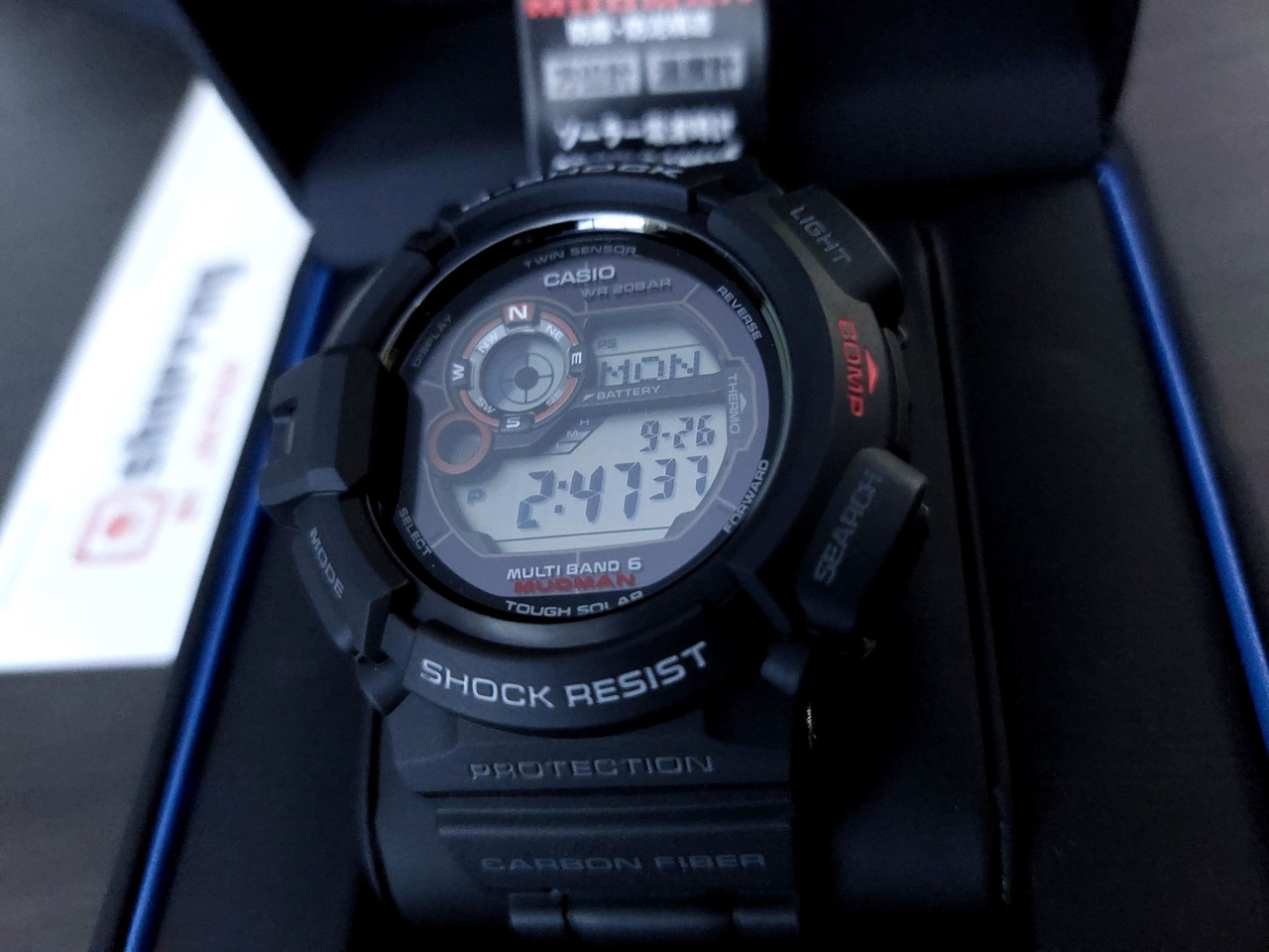 安い限定品G-SHOCK GW9300-1JF MUDMAN　腕時計 腕時計(デジタル)