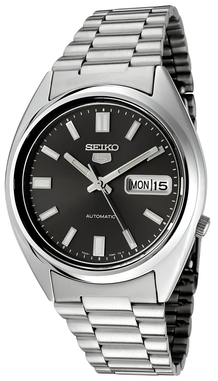 Seiko 5 Automatic 21 Jewels Black Sunburst Dial SNXS79 | SNXS79K1