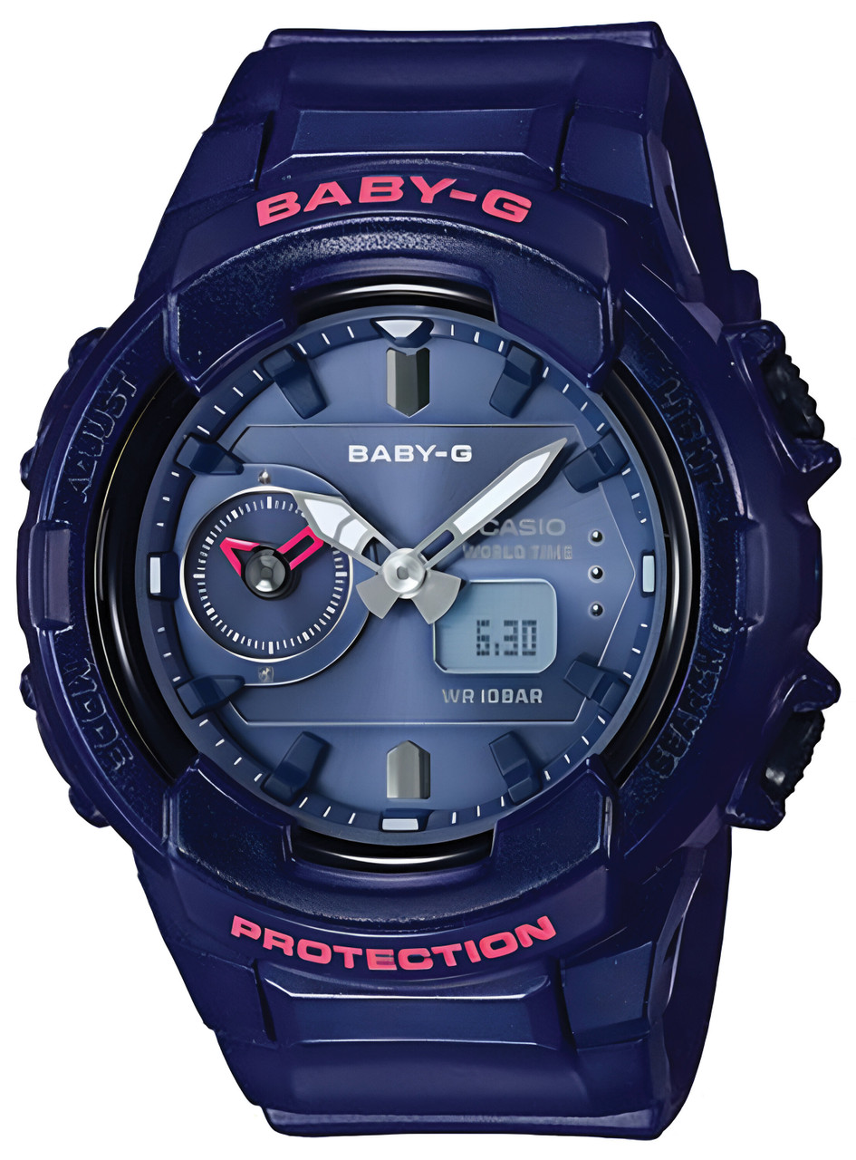 Baby-G Blue Masculine Edgy Design BGA230S | BGA-230S-2AJF