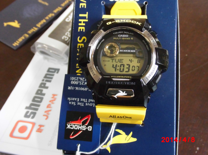 ジーショック G-SHOCK GWX-8901K-1JR イルカクジラモデル 【公式通販】