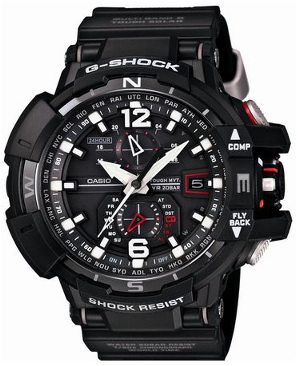 Black Casio G-Shock Cockpit Sky Watch