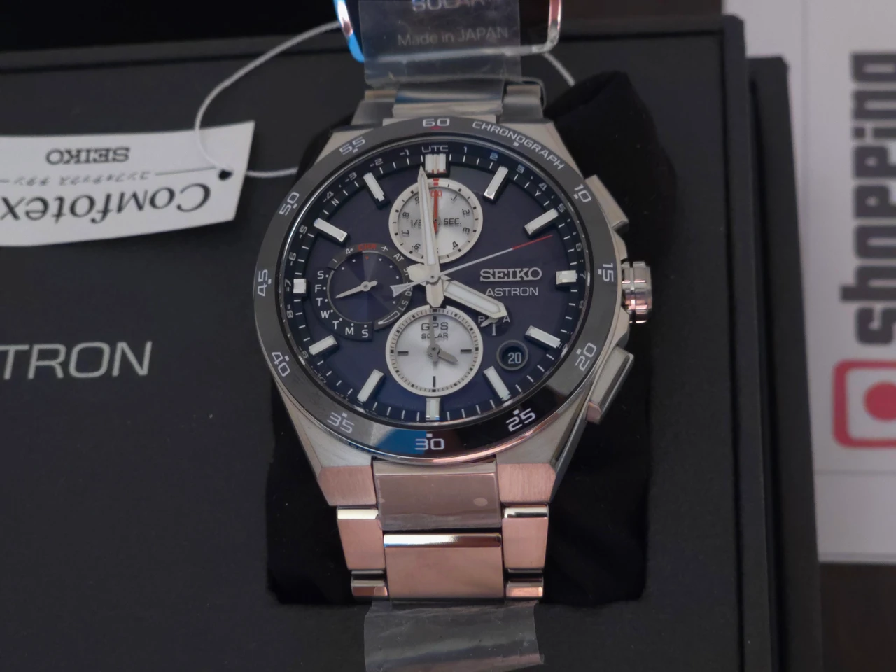 Seiko Astron Solar GPS Dual Time Chronograph SSH151 | SBXC151