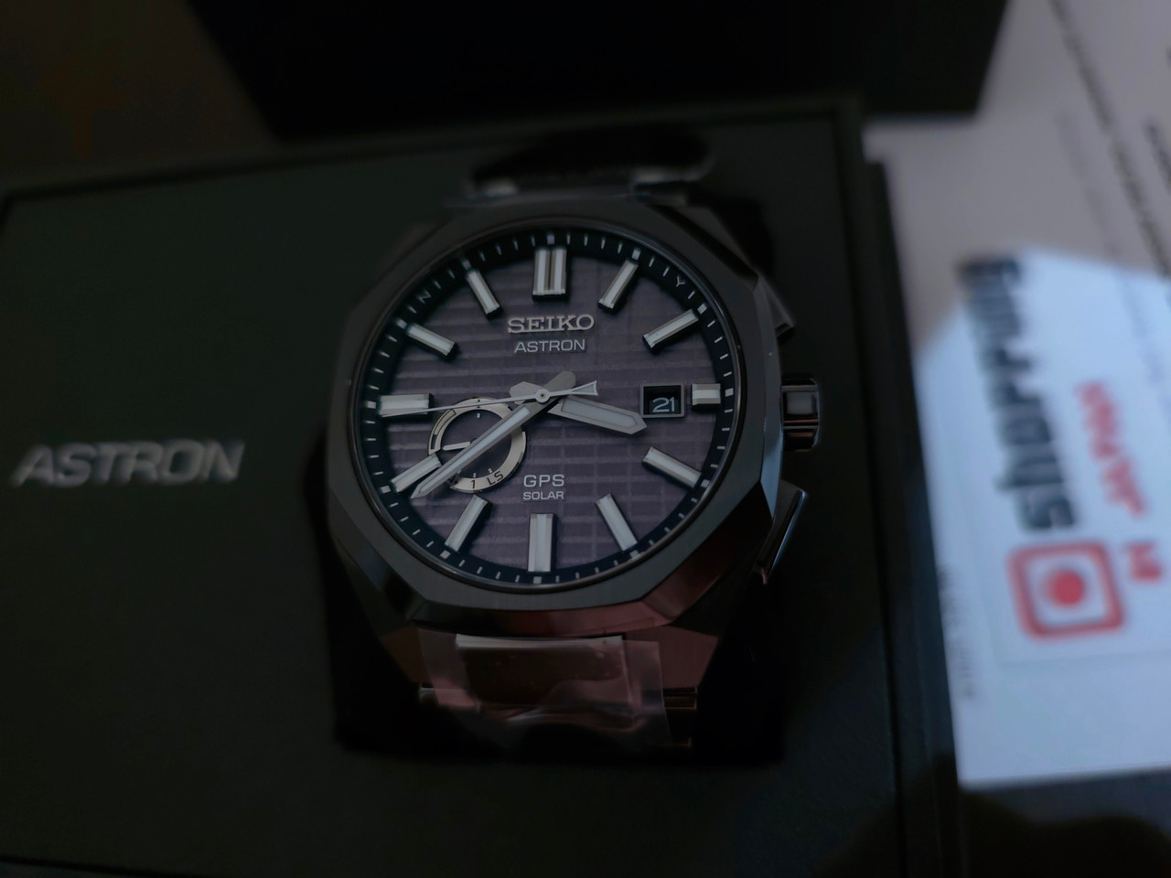SSJ015J1 | SBXD015 | Seiko Astron Black Titanium DLC
