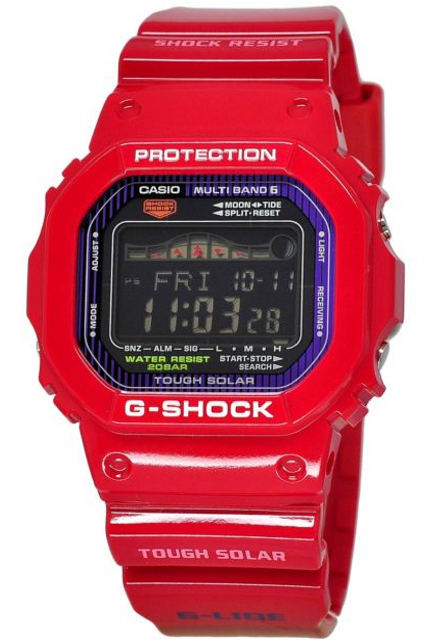 G-Shock G-lide Red GWX-5600C-4JF Multiband 6