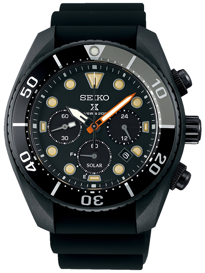 Seiko Prospex Sumo Black Ninja Solar Chronograph SSC761 | SBDL065