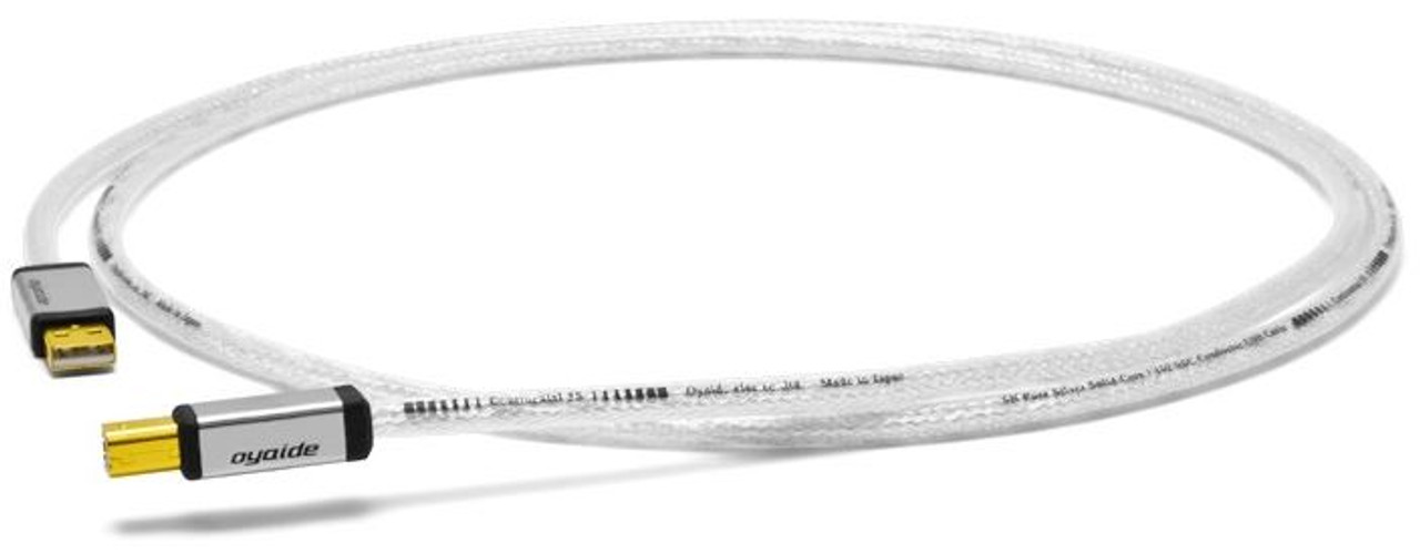 Clear and gold Oyaide Cable Continental