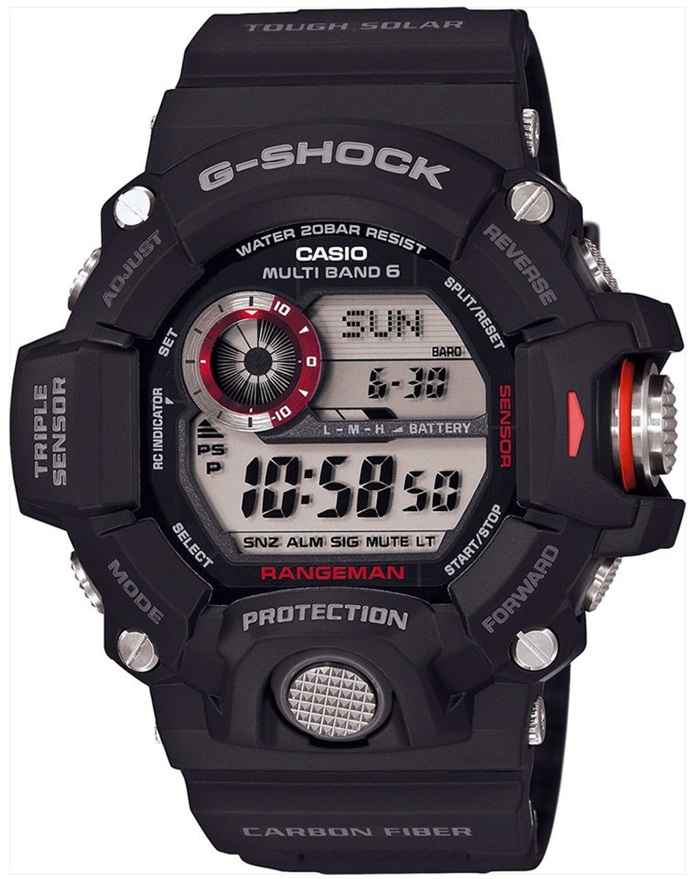 G-Shock Rangeman Carbon GW-9400J-1JF Multiband 6 - Shopping In 