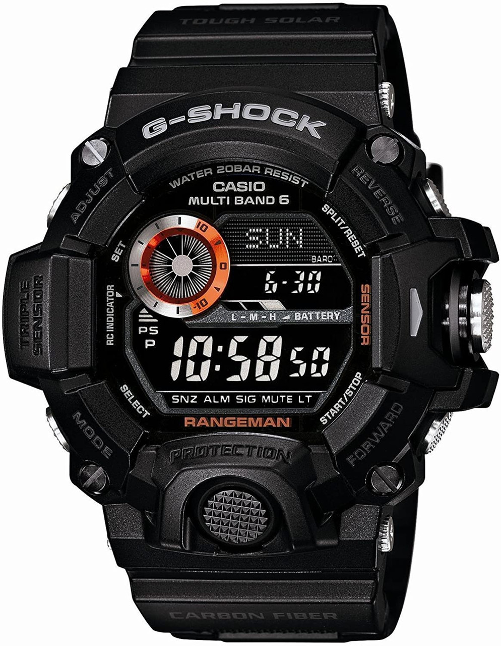 G-Shock Rangeman Black Panther Carbon GW-9400BJ-1JF - Shopping In Japan NET