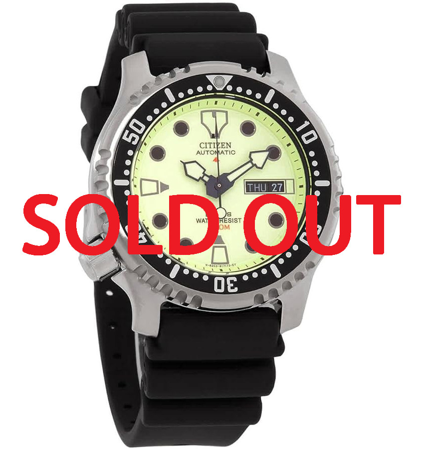 Citizen Promaster Automatic Dive Watch Full Lume Dial NY0040-09W