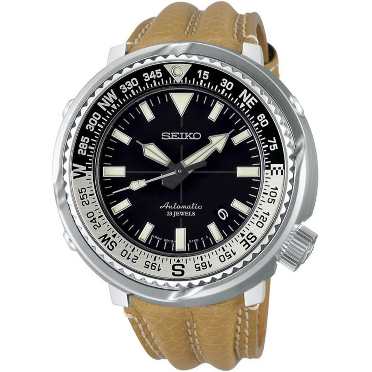 seiko prospex leather