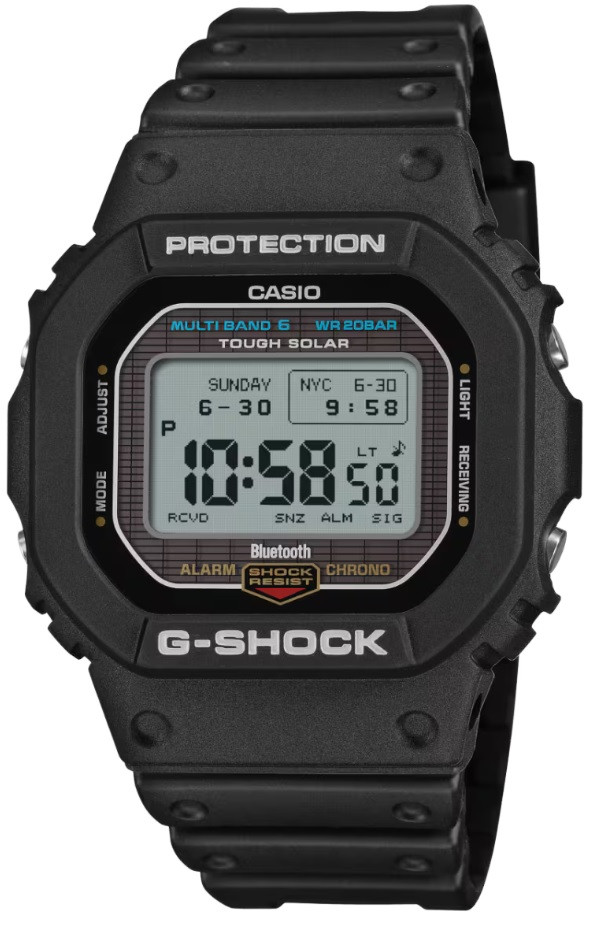 G-Shock Black 5600 Series Bluetooth MIP LCD GW-BX5600-1JF