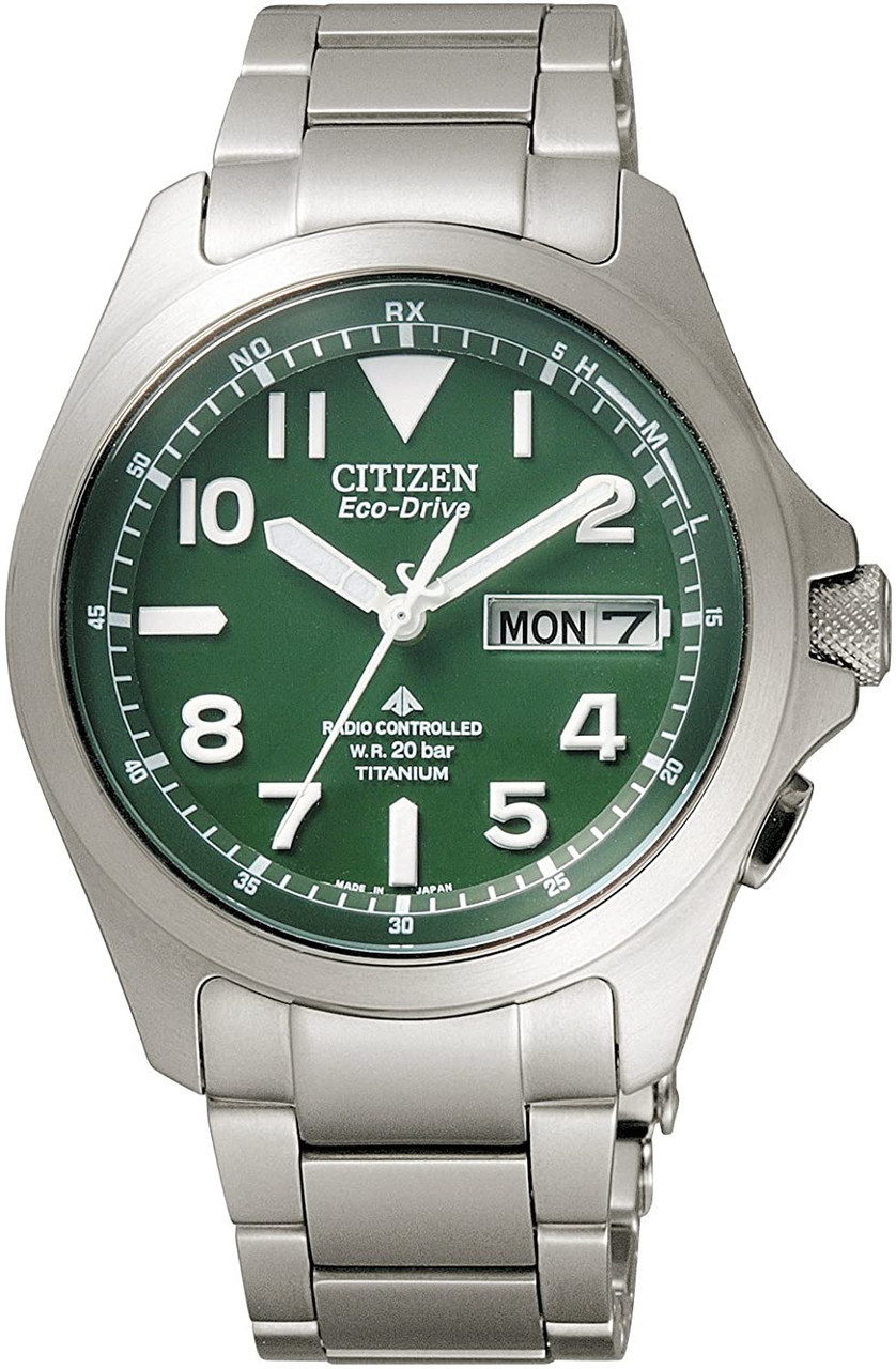 CTO - Men's Eco-Drive BM6985-55E Green Accents Watch