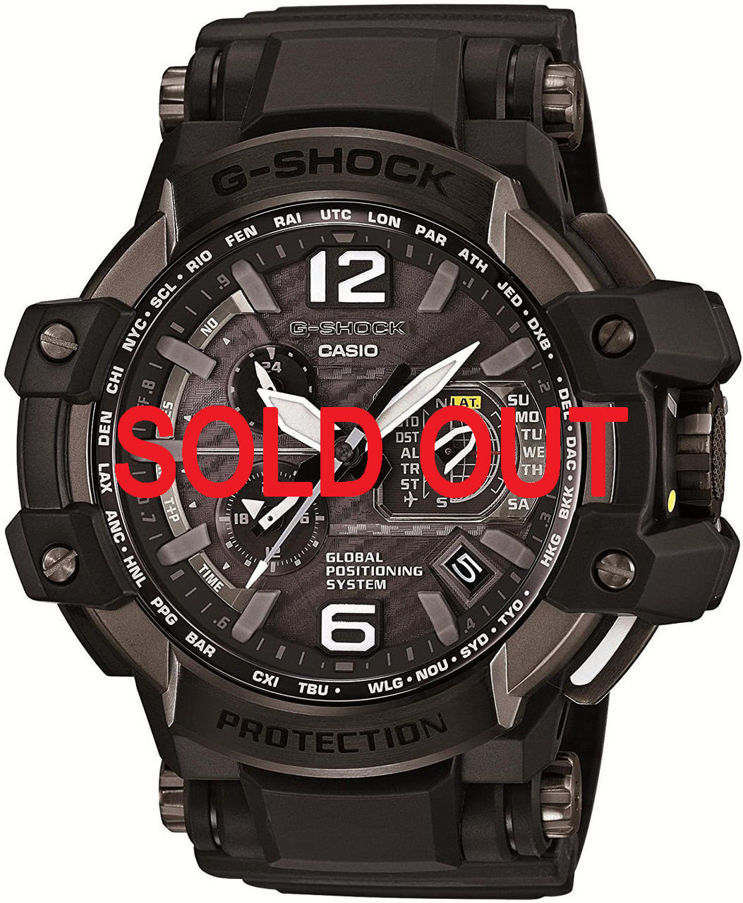 睡眠時間極美品　入手困難　CASIO G-SHOCK GPW-1000-1AJF 時計