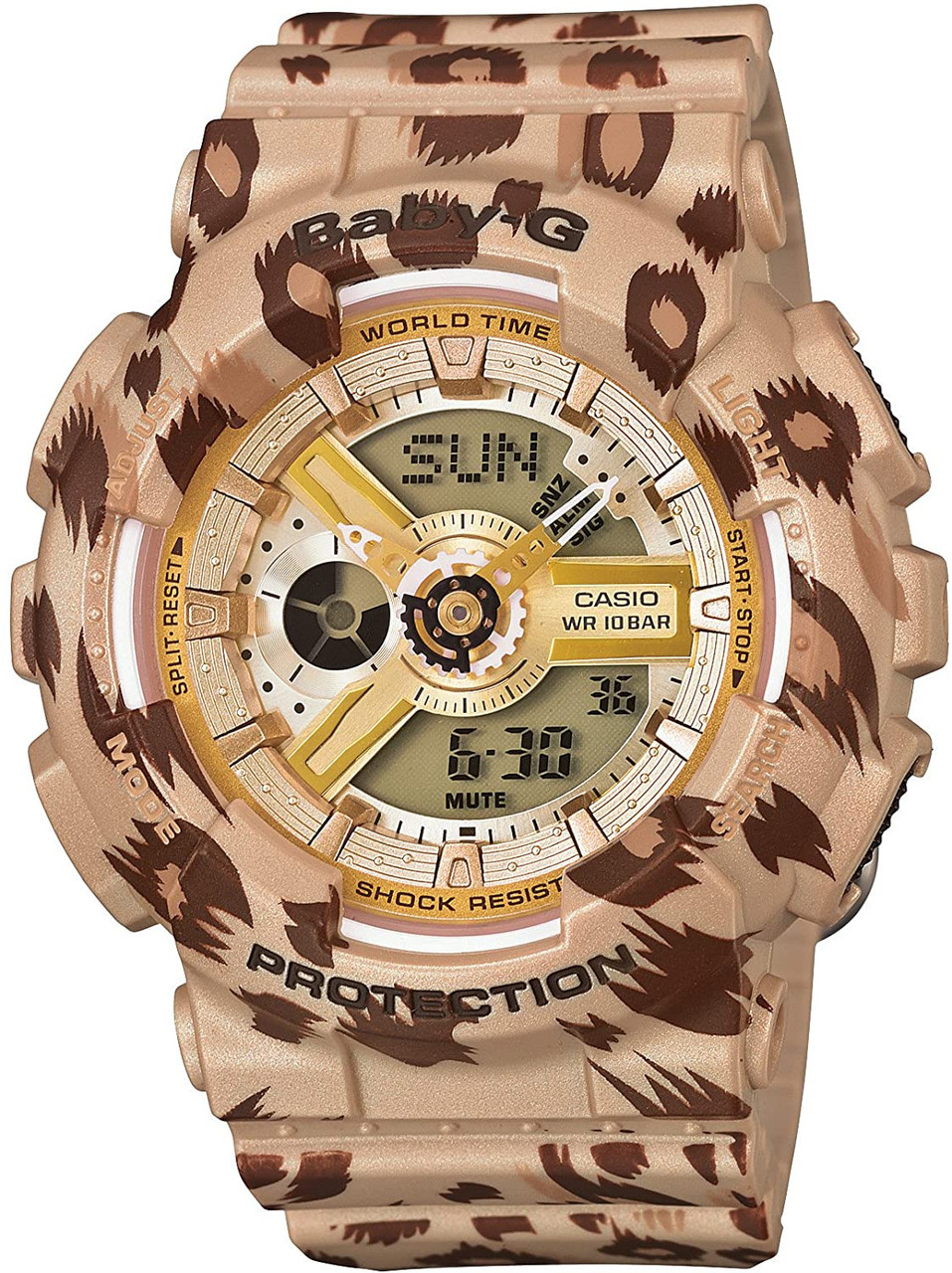casio baby g leopard
