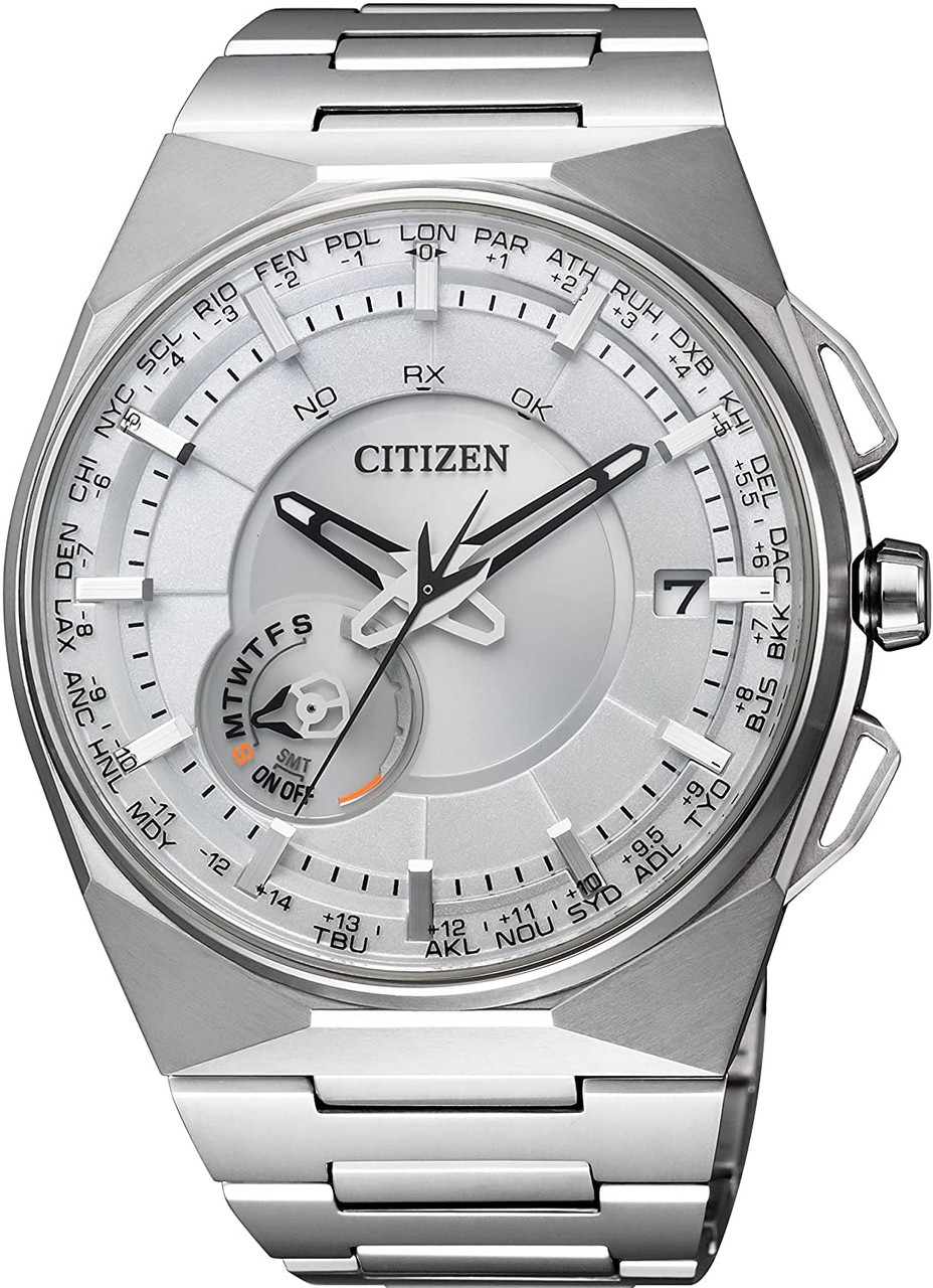 Citizen F100 Satellite Wave GPS CC2001-57A White Dial