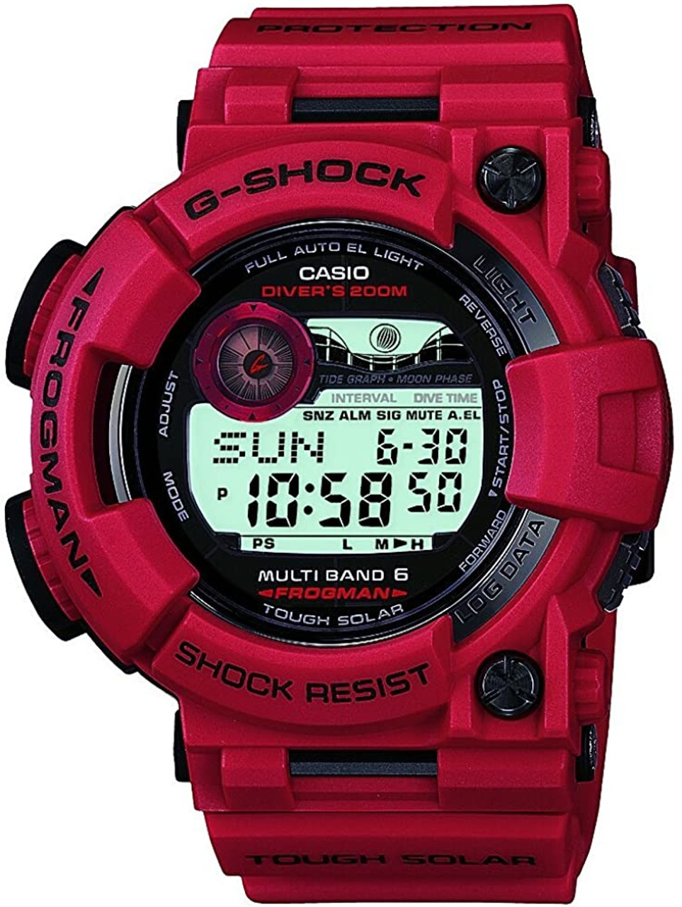 Casio Frogman GWF-1000RD-4JF Men in Burning Red - Shopping In ...