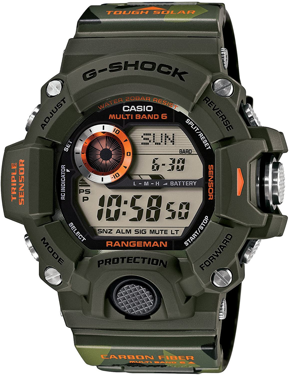 Casio Rangeman GW-9400CMJ-3JR Men in Camouflage