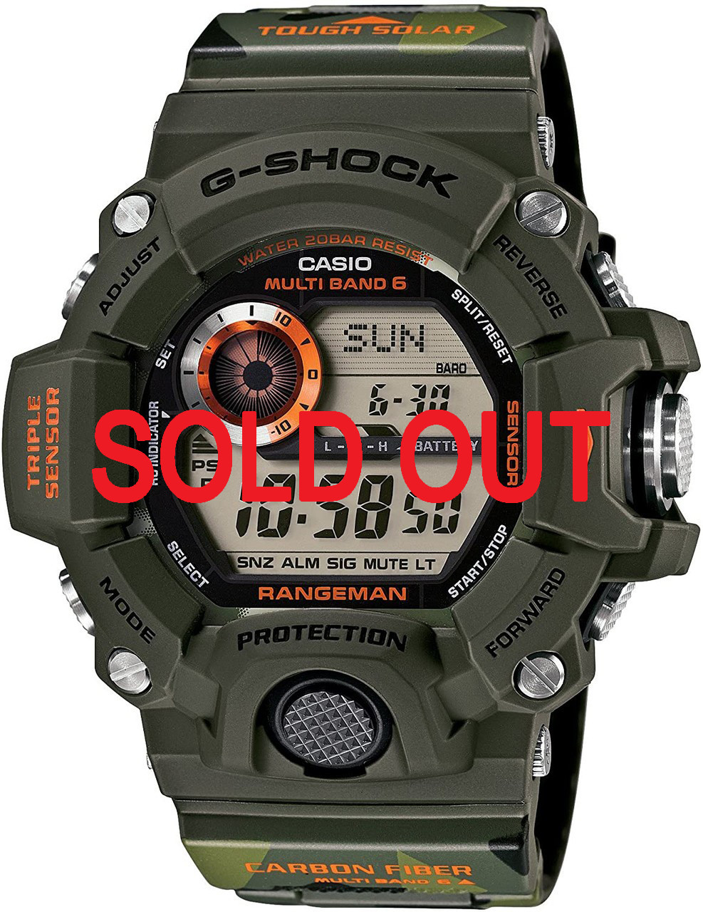 Casio Rangeman GW-9400CMJ-3JR Men in Camouflage