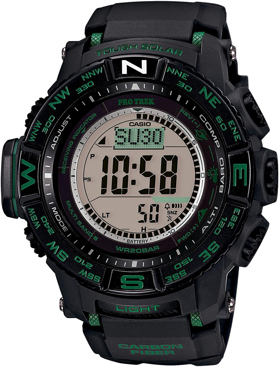 カシオ G-SHOCK プロトレック PRW-3500 電波ソーラー - 腕時計(デジタル)