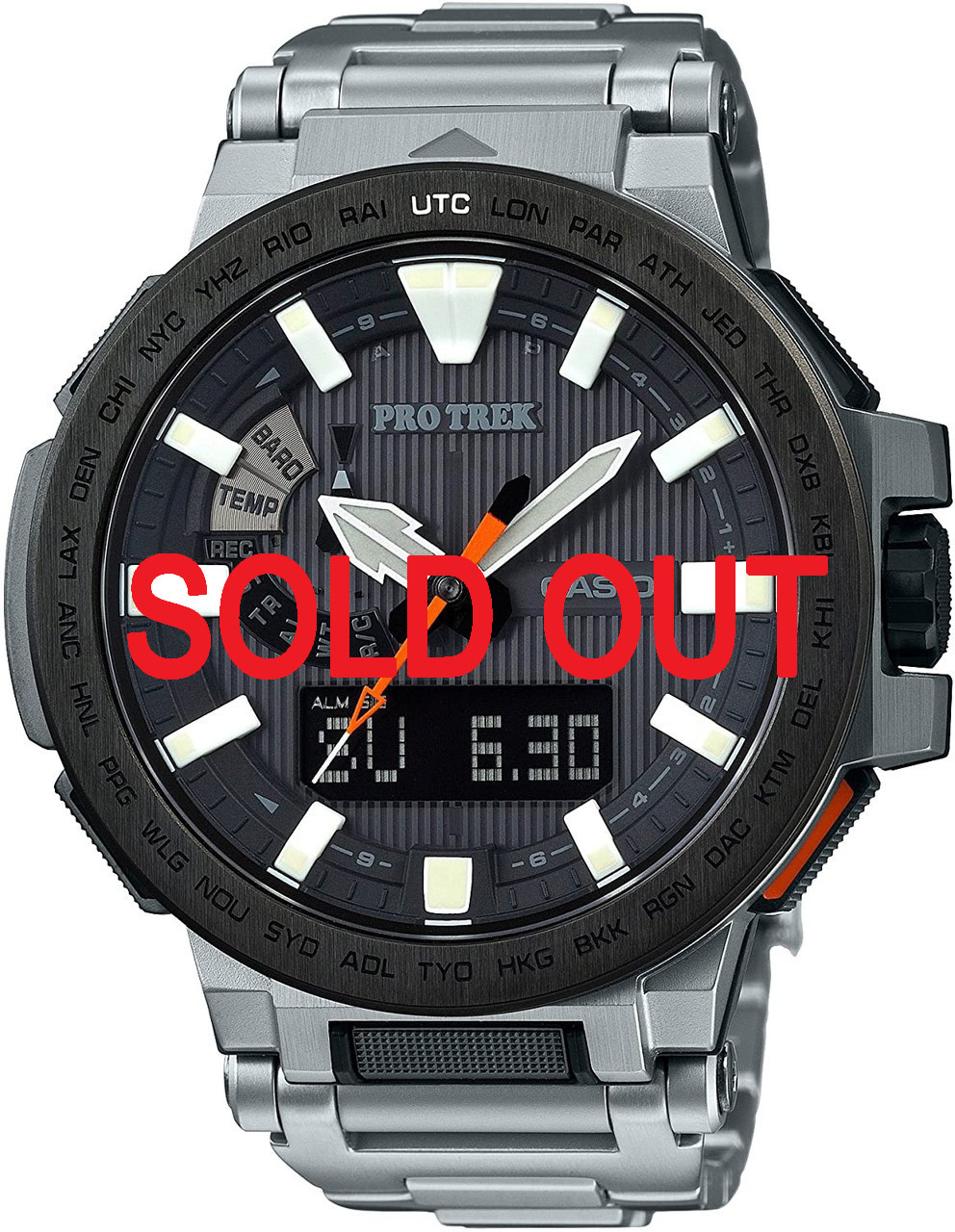 Casio Protrek Manaslu Titanium PRX-8000T-7AJF - Shopping In Japan NET