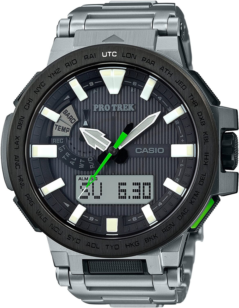 Casio Protrek Manaslu Green PRX-8000T-7BJF - Shopping In Japan NET