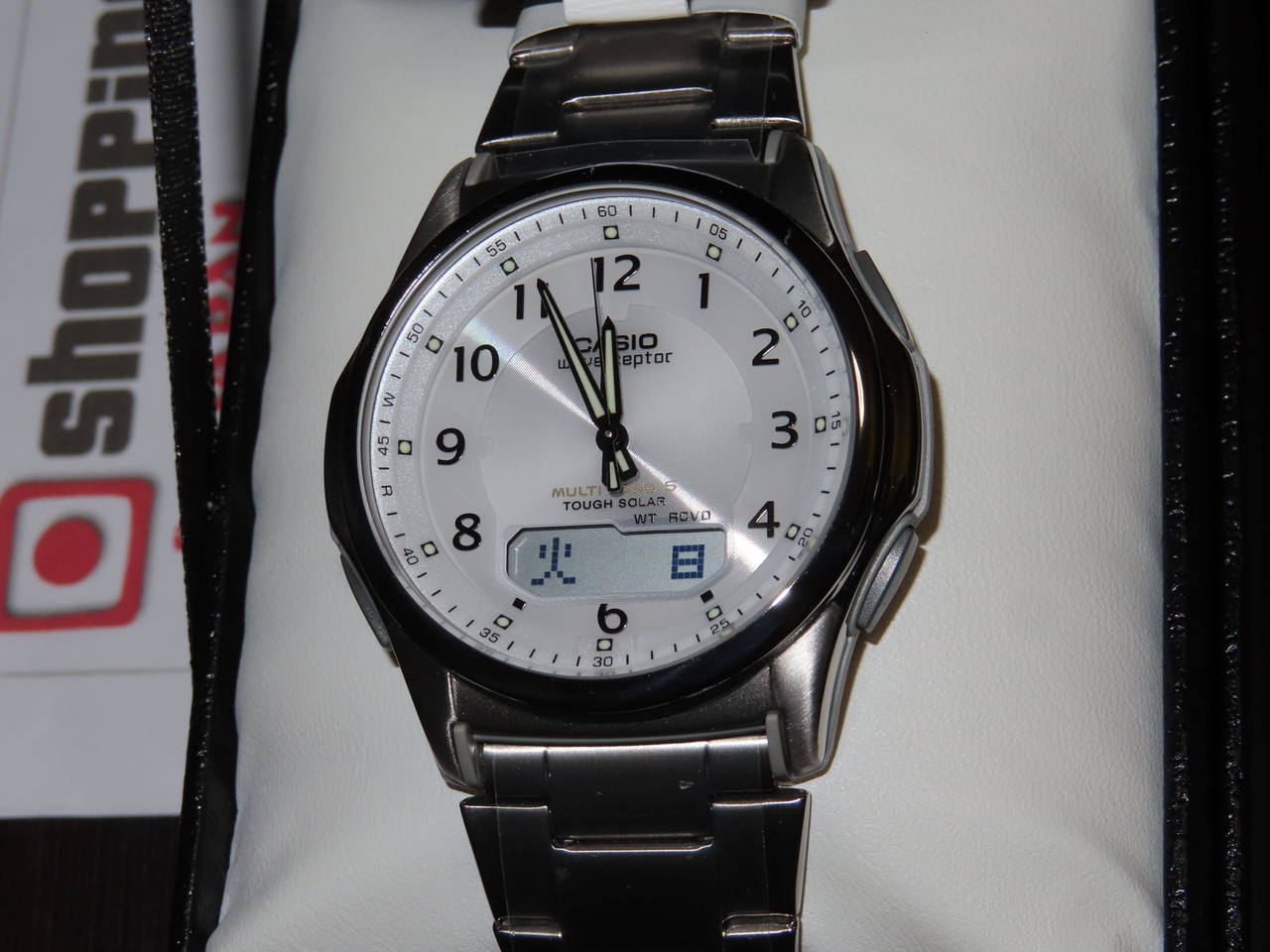 ☆21537 カシオ⁄CASIO wave ceptor 腕時計 WVQ-500DJ 電波 【1円 