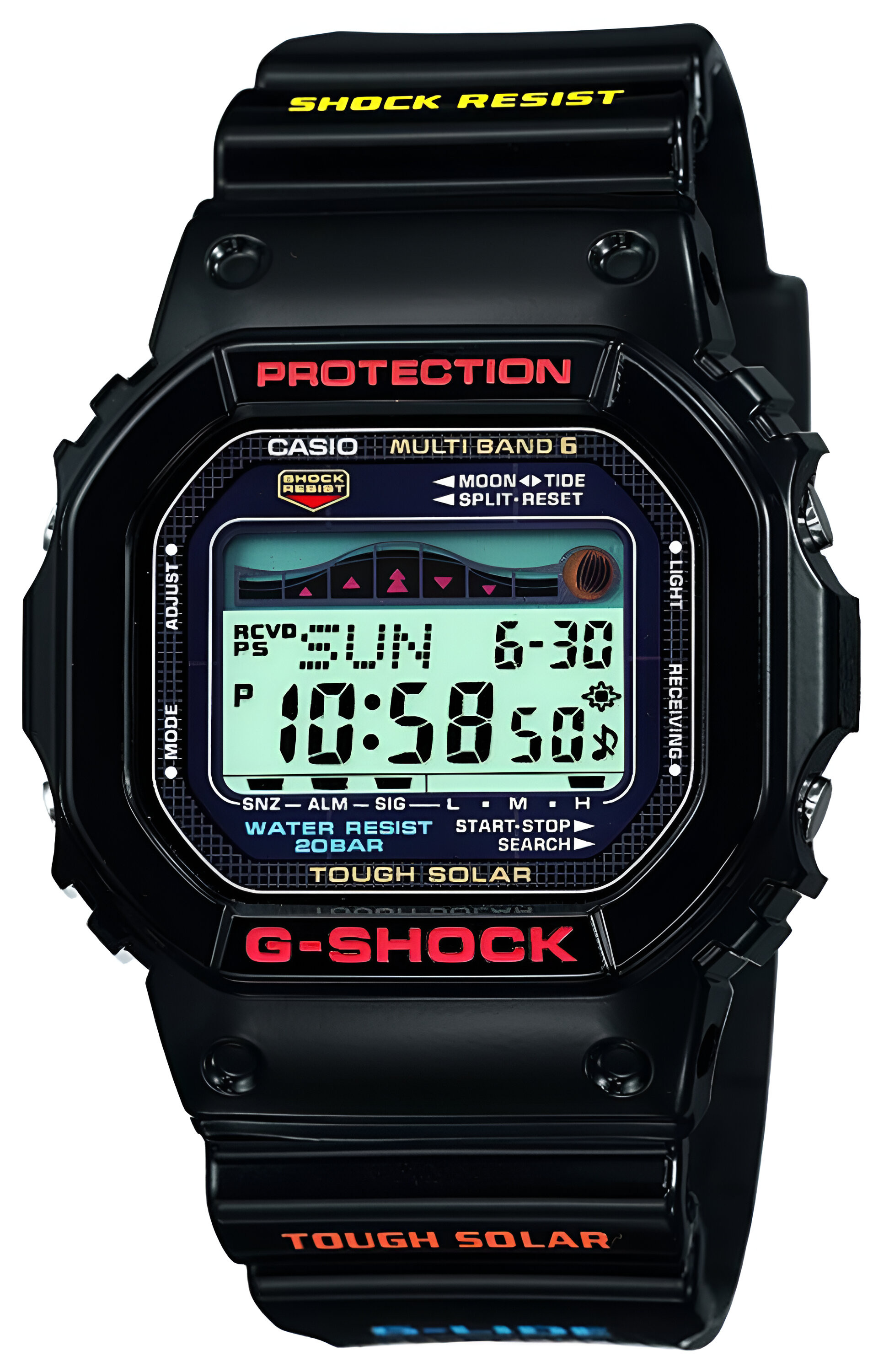 GWX 5600 1 GWX 5600 1JF G Shock G Lide Square