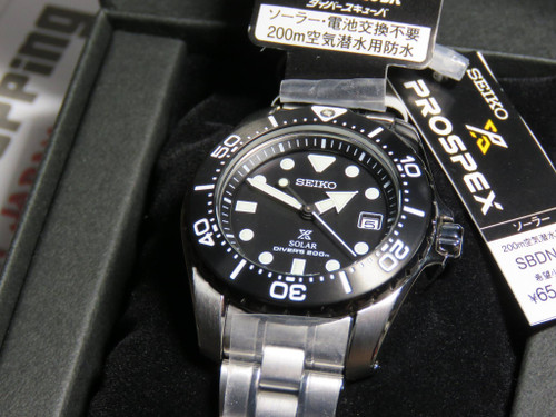 Seiko solar sales titanium diver