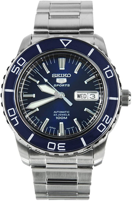 Seiko 5 Sports SNZF17J1 Made In Japan Version | Black Dial Watch