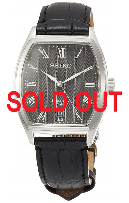 Seiko Presage Tonneau Black Dial SARY113