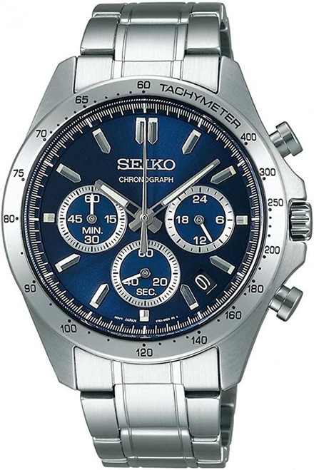 Seiko Spirit Dark Blue Chronograph SBTR023 - Shopping In Japan NET