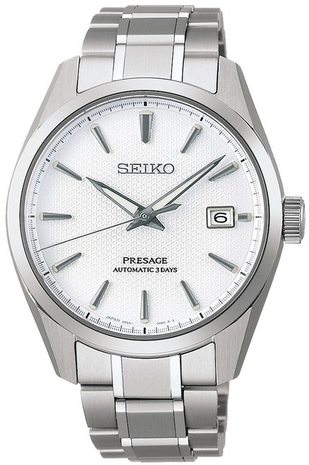 Seiko Presage Sharp Edged Series White SARX115 - Shopping In Japan Net
