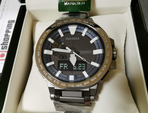 Casio Protrek Manaslu PRX-8000YT-1JF Black Titanium - Shopping In 